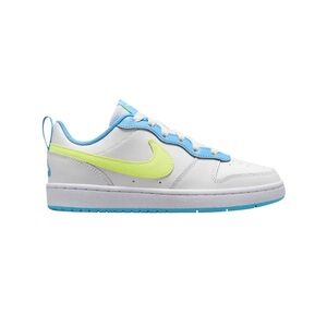 Nike - Court Borough Low 2 GS White Baltic Blue Volt